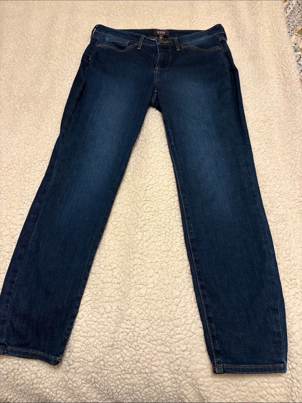 NYDJ Men’s Slim Straight Jeans in Dark Blue Wash